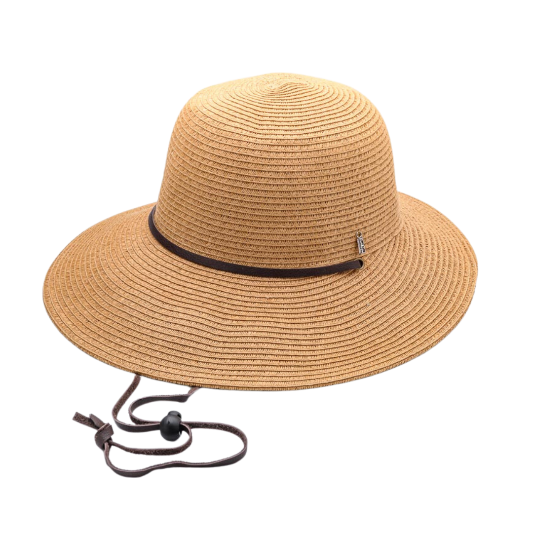CELEBRATE YOUR Shadow, Paper Ribbon and Polyester Stowable (crushable) Travel Hat - UPF 50+, OH HONEY