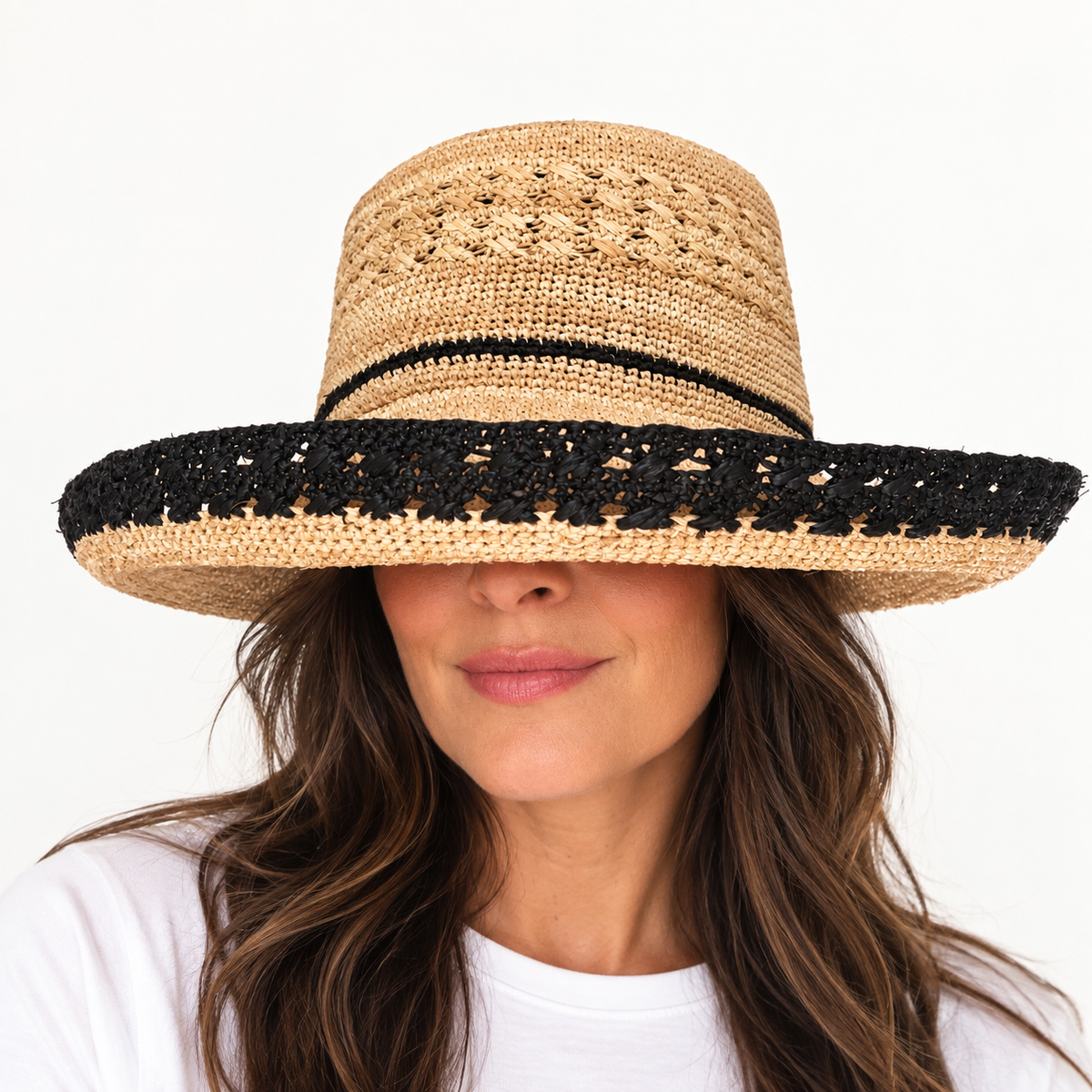 Amazing Lace - Handwoven Pure Raffia Fibre Hat