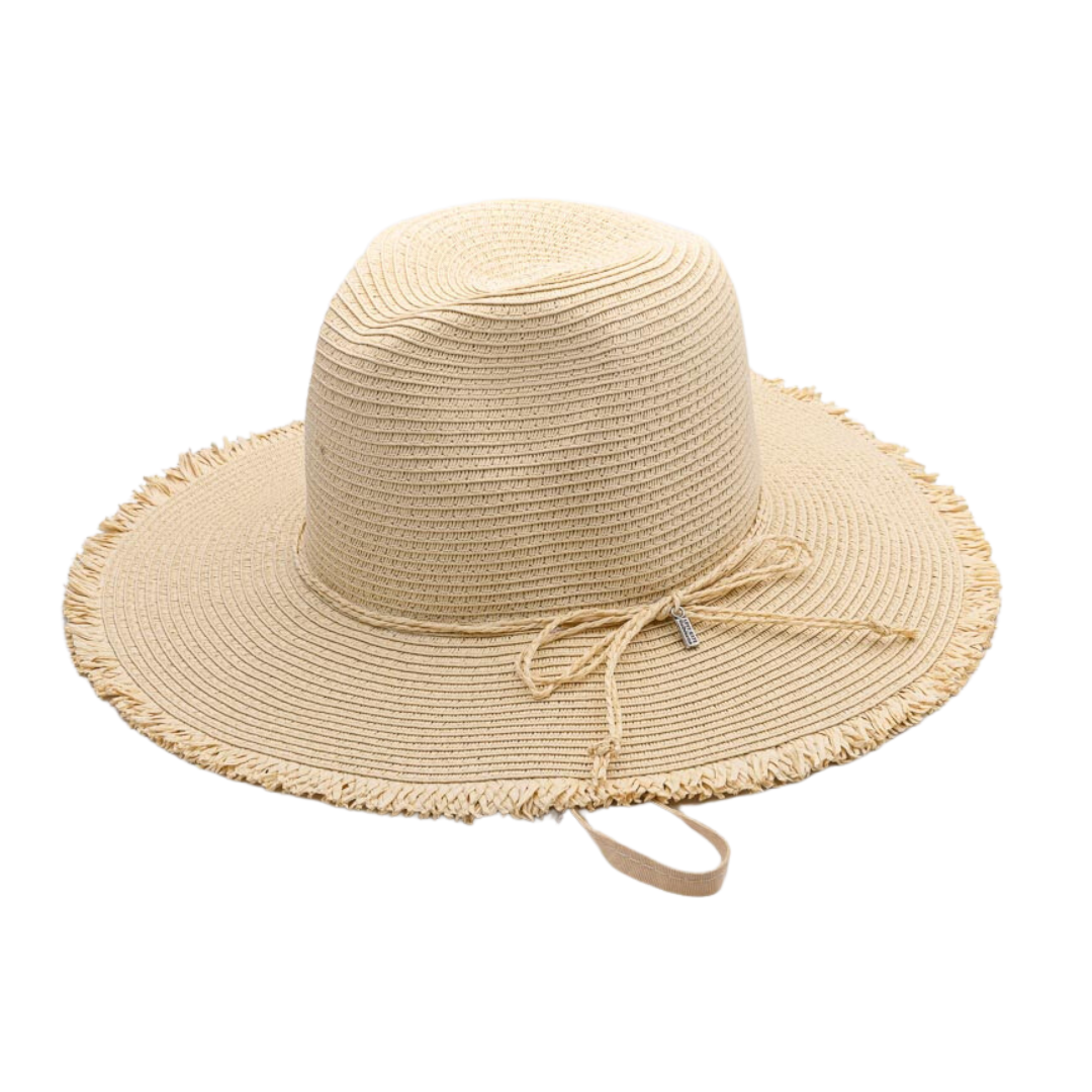 Fringed FIESTA, Paper Ribbon Hat - UPF 50+