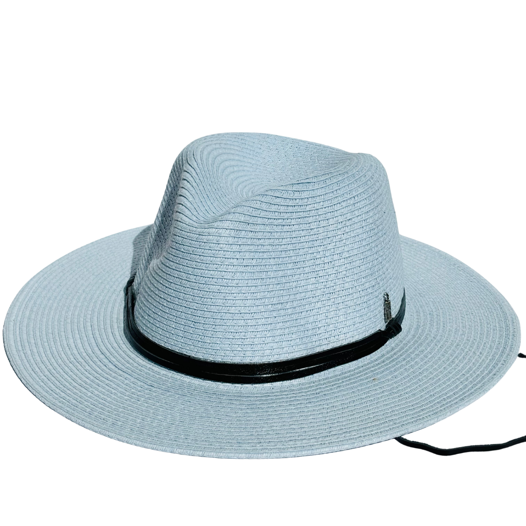 GOING PLACES, Paper Ribbon and Polyester Stowable (crushable) Travel Hat - UPF 50+, OH BOY!