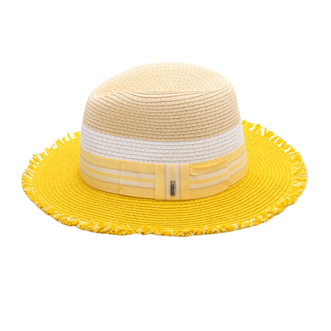 Here Comes the SUN with BANGS, Trio Coloured Paper Hat - UPF 50+