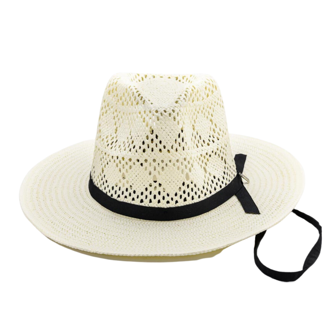 LOVELACE, Handwoven Paper Ribbon Hat