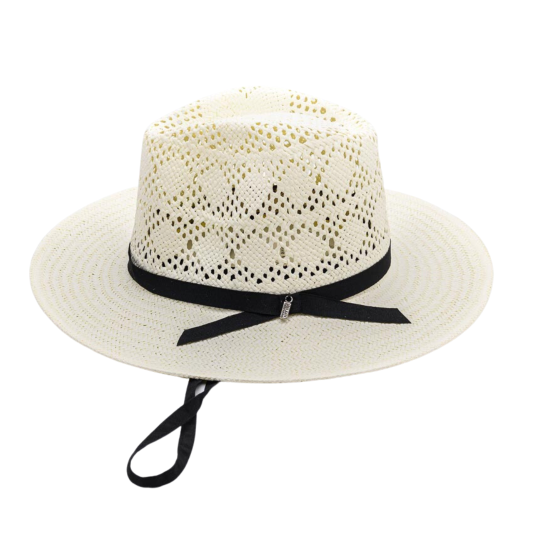 LOVELACE, Handwoven Paper Ribbon Hat