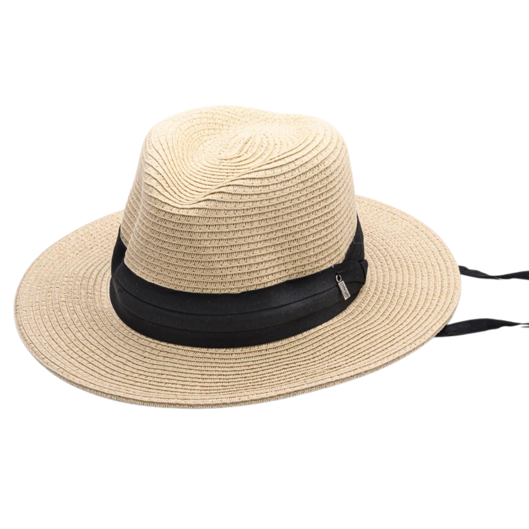Take ME ANYWHERE, Paper Ribbon Hat - UPF 50+