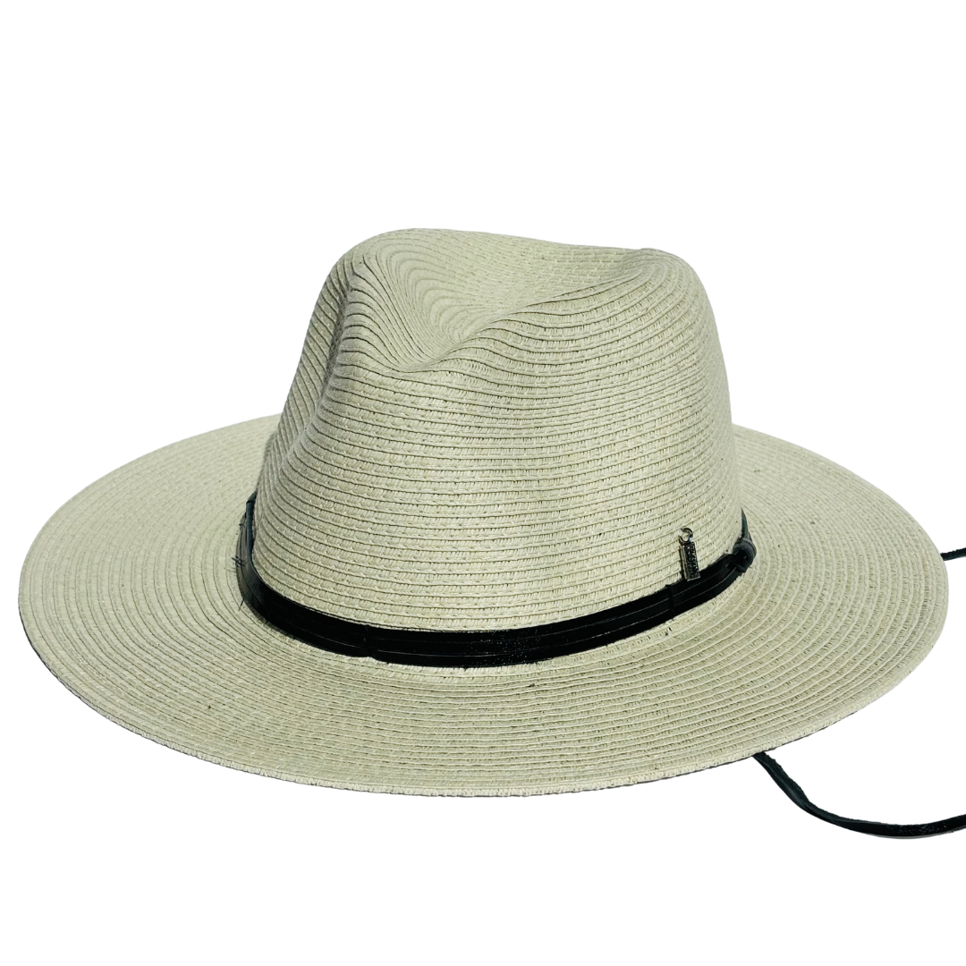 GOING PLACES, Paper Ribbon and Polyester Stowable (crushable) Travel Hat - UPF 50+, HIGHER GROUND