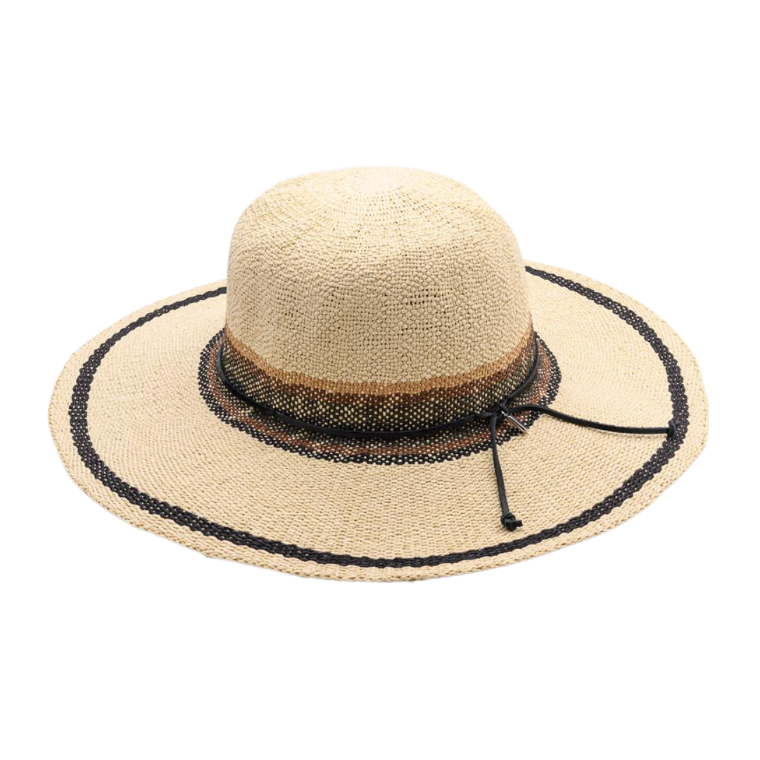 Woke Like This, Handwoven Multi Tonal Coloured Paper Hat - UPF 50+