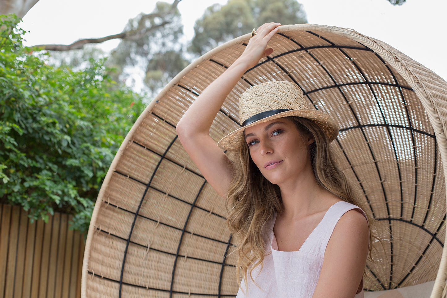 VIVE la weave, Handwoven Raffia Fibre Hat