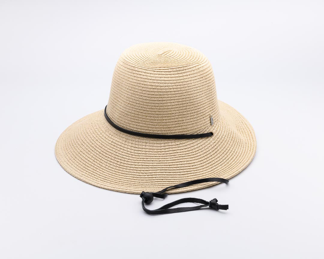 CELEBRATE YOUR Shadow, Paper Ribbon and Polyester Stowable (crushable) Travel Hat - UPF 50+, ONLY NATURAL