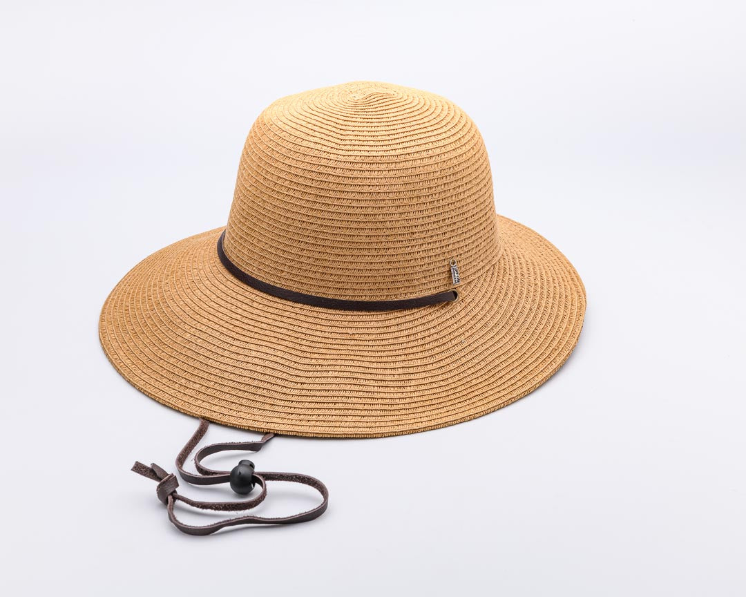 CELEBRATE YOUR Shadow, Paper Ribbon and Polyester Stowable (crushable) Travel Hat - UPF 50+, OH HONEY