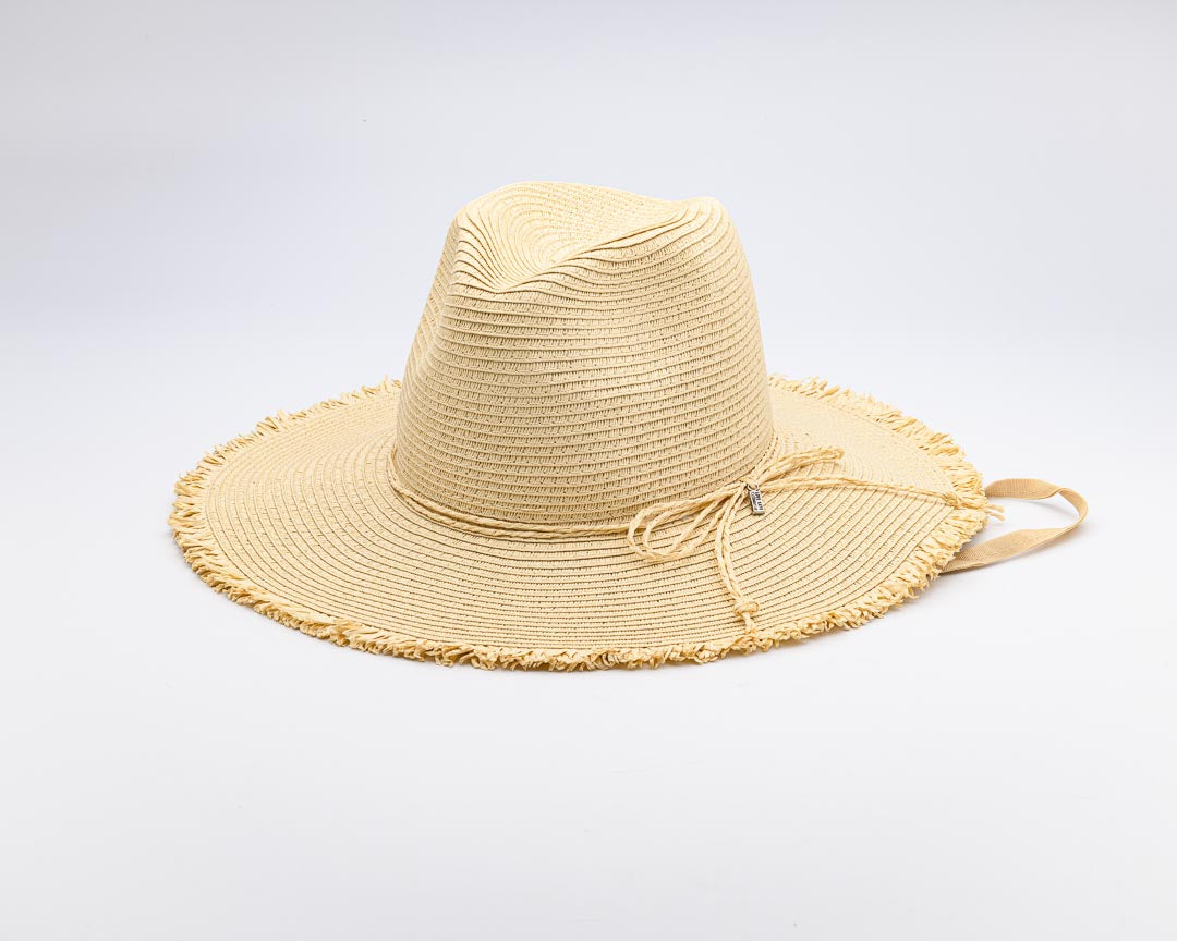 Fringed FIESTA, Paper Ribbon Hat - UPF 50+