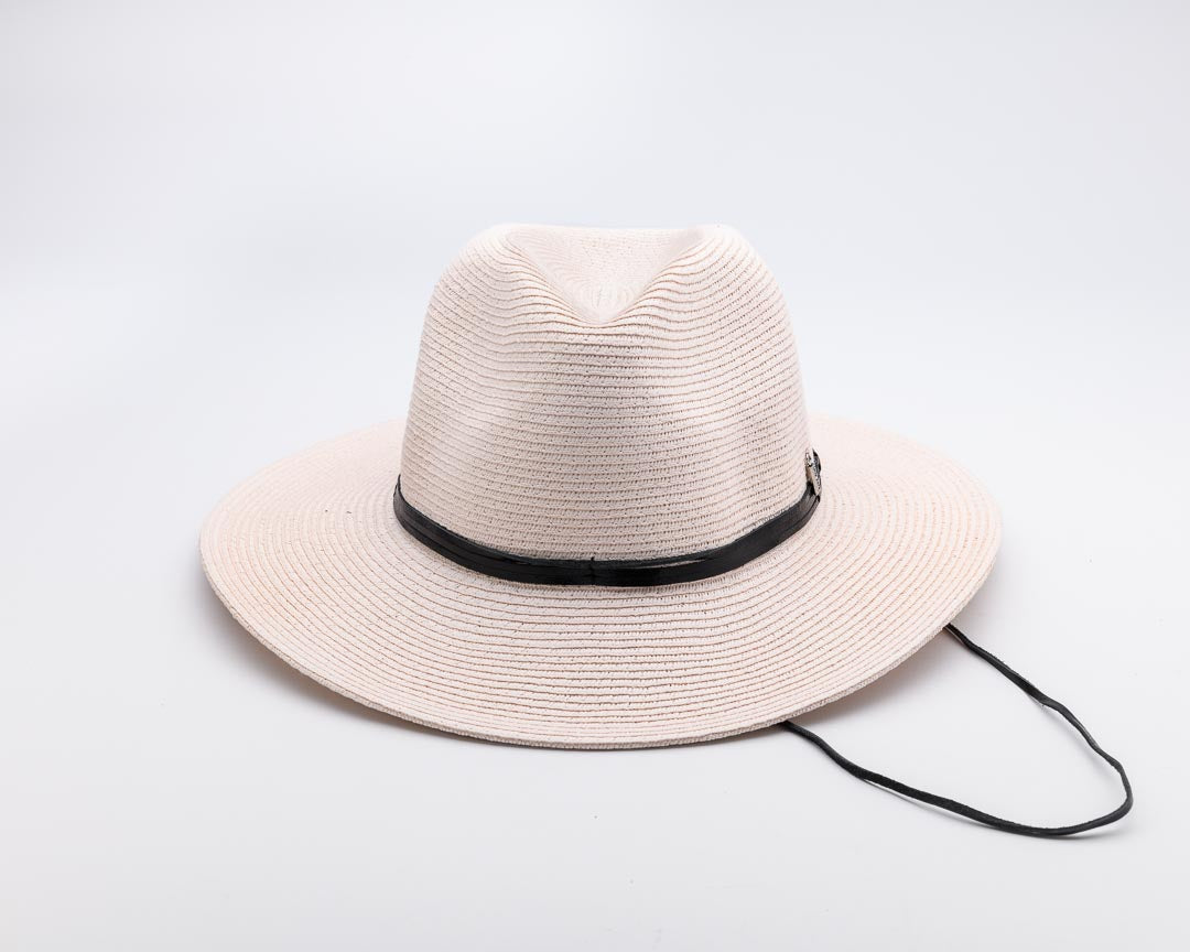 GOING PLACES, Paper Ribbon and Polyester Stowable (crushable) Travel Hat - UPF 50+, TICKLED PINK