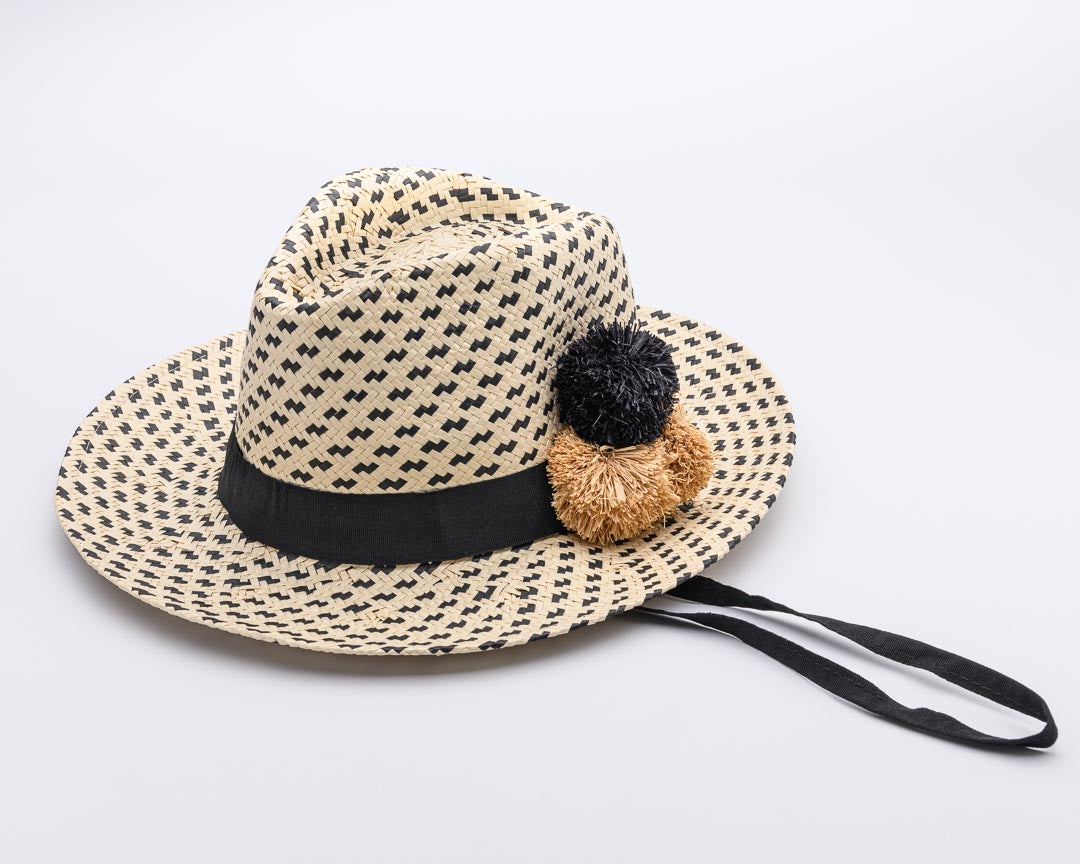 Salt 'N PEPA, Handwoven Paper Ribbon Hat - UPF 50+