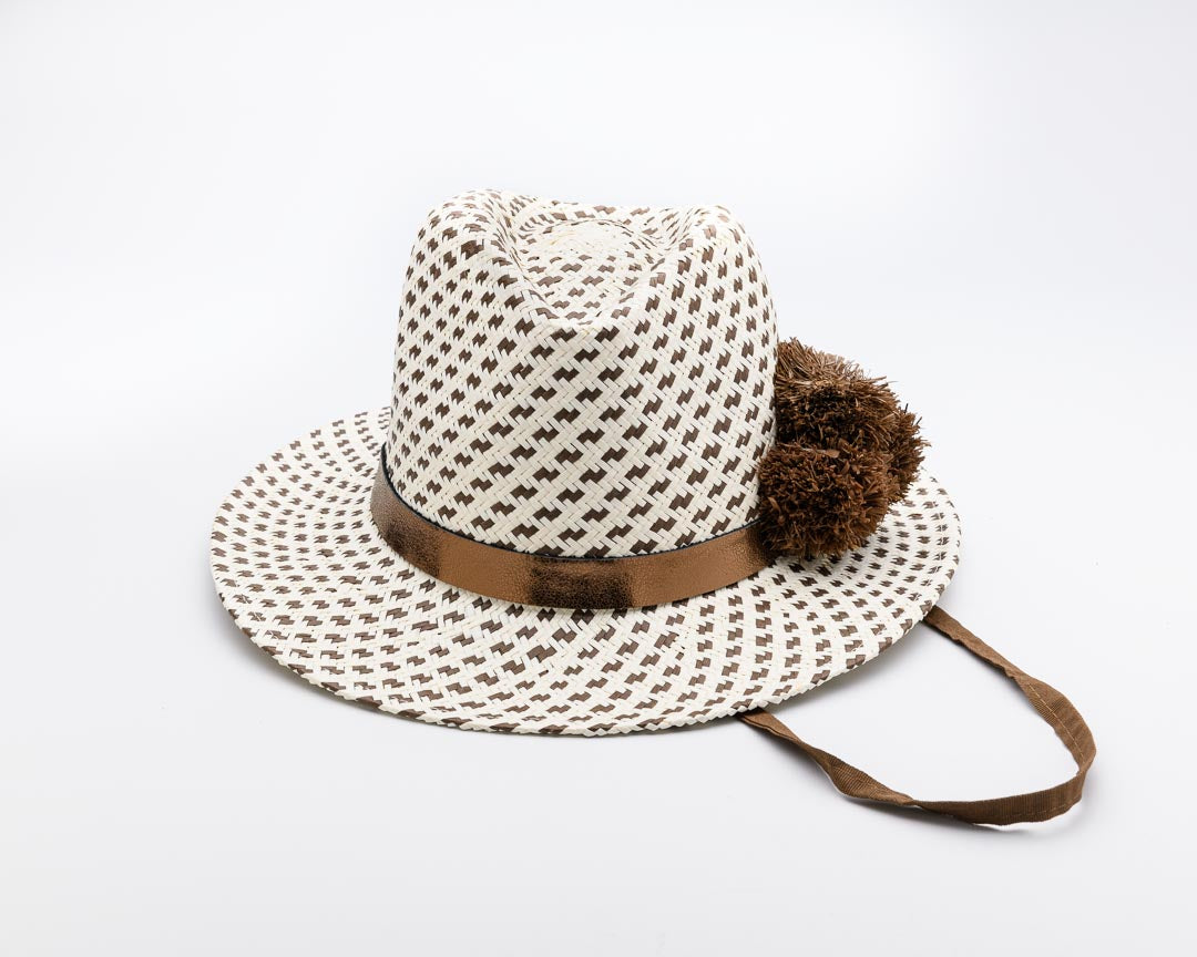 Studley LARK, Handwoven Paper Ribbon Hat - UPF 50+