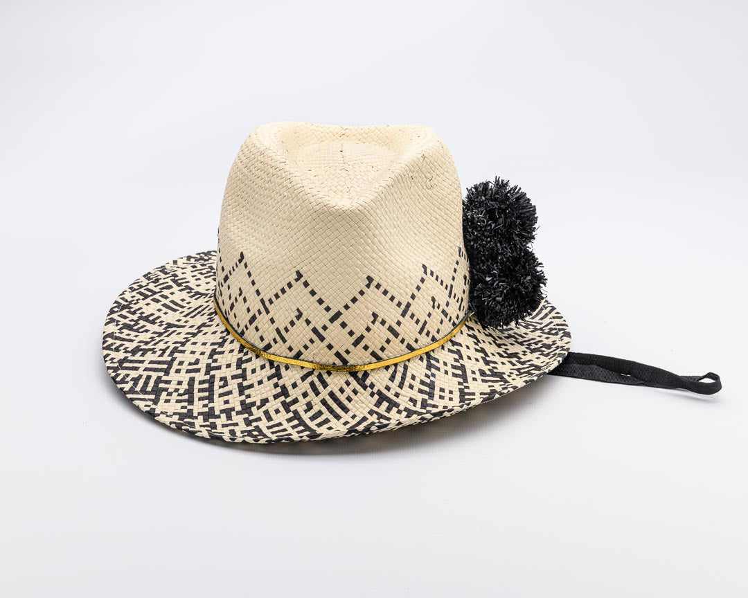 That's GOLD!, Handwoven Trio Coloured Paper Hat