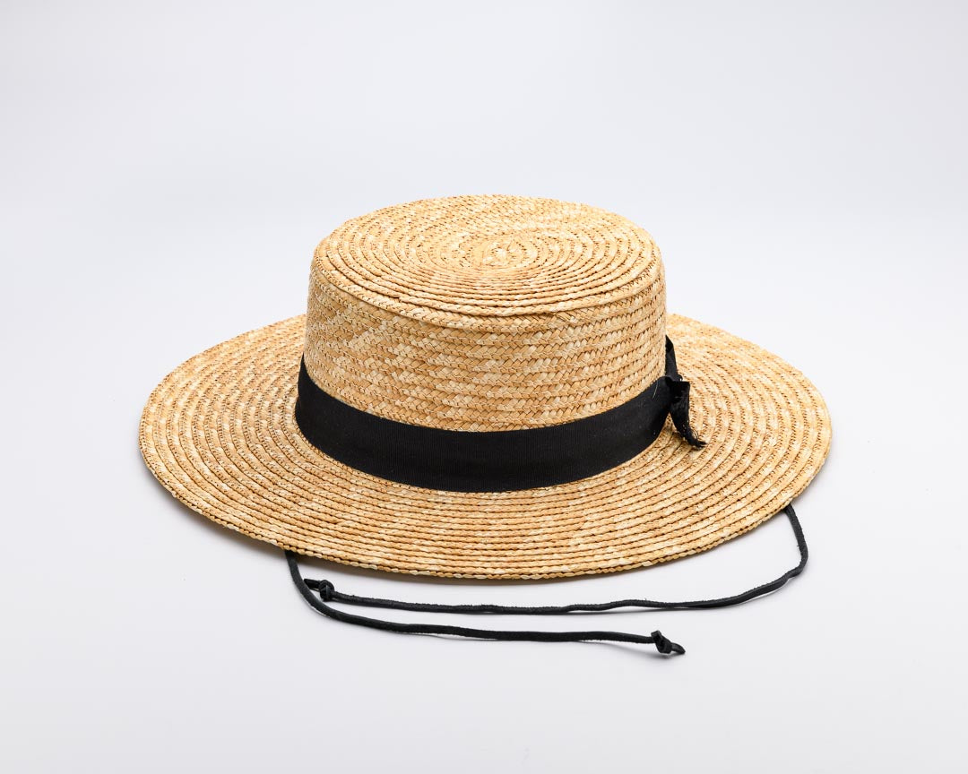 YOU float MY Boat, Wheat Straw with genuine leather chinstraps - UPF 50+