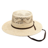 8 of HEARTS, Handwoven Palm Fibre Boater Hat