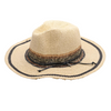 AS I AM, Handwoven Multi Tonal Coloured Paper Hat - UPF 50+