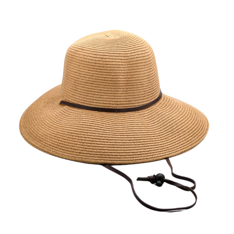 CELEBRATE YOUR Shadow, Paper Ribbon and Polyester Stowable (crushable) Travel Hat - UPF 50+, OH HONEY