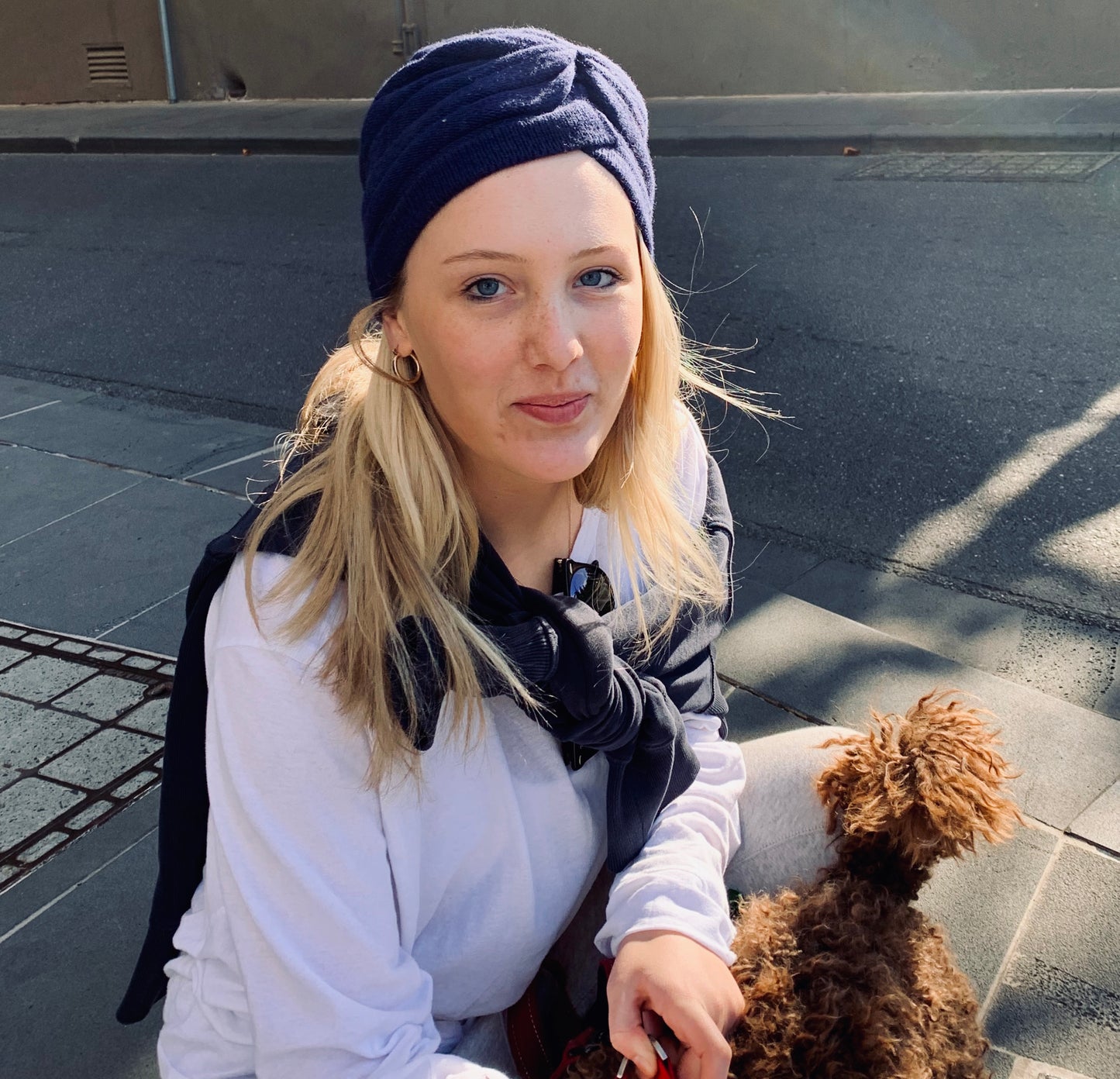 T'urban OUTFITTER Jumbo Rib Merino Wool Turban, Jett Black