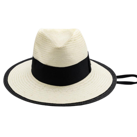 OKAY WITH A VACAY, Handwoven Fine Paper Ribbon Hat - UPF 50+