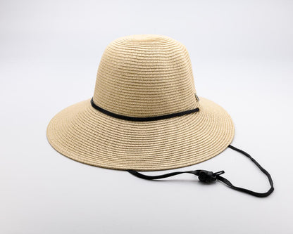 CELEBRATE YOUR Shadow, Paper Ribbon and Polyester Stowable (crushable) Travel Hat - UPF 50+, ONLY NATURAL