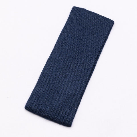 Keep YOUR head HIGH, 100% Pure Cashmere HEADBAND, French Navy