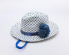 OUT of the BLUE, Handwoven Paper Ribbon Hat - UPF 50+