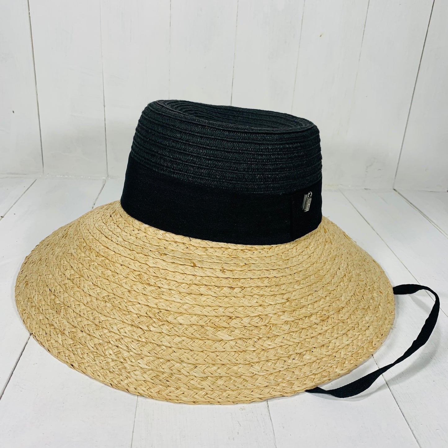 Relax.  I've got YOUR back, Raffia Fibre and Paper Ribbon Hat - UPF 50+