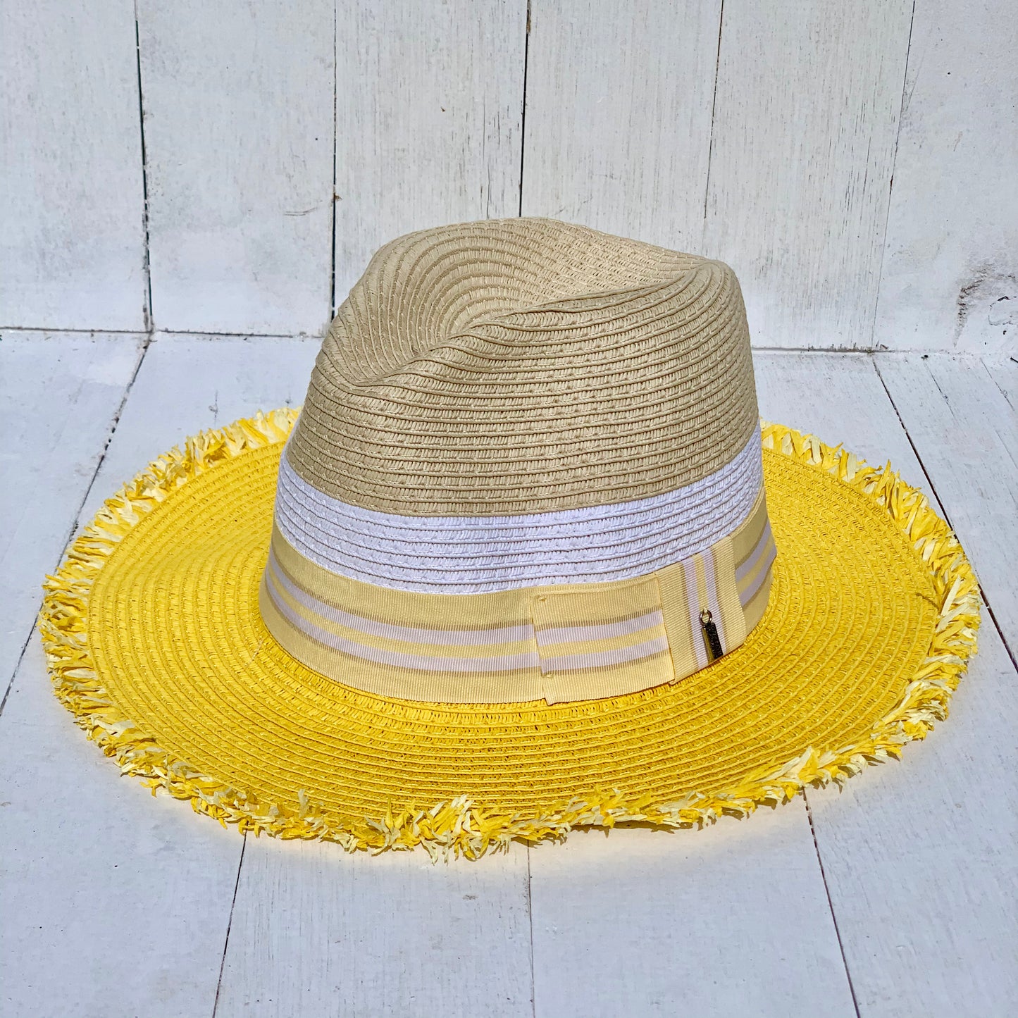 Here Comes the SUN with BANGS, Trio Coloured Paper Hat - UPF 50+